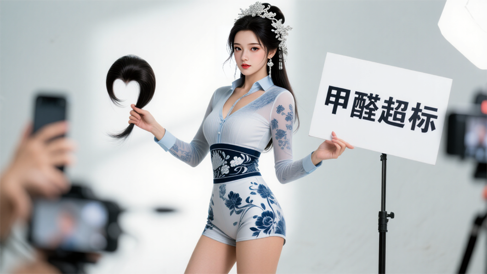 🔯直播间假发测评惊魂！低价爆款竟检出致癌甲醛网底