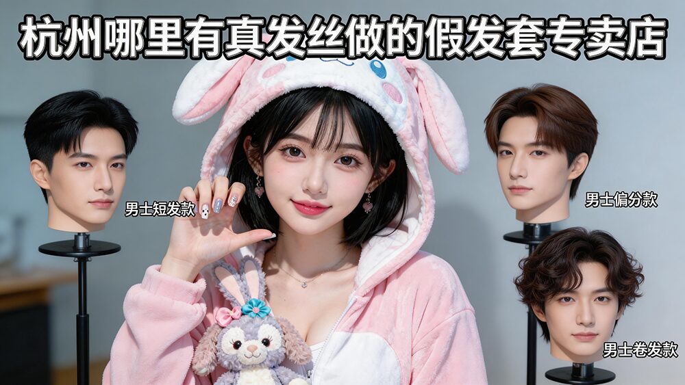 杭州哪里有真发丝做的假发套专卖店?认准极客侠,解锁逼真高质感假发