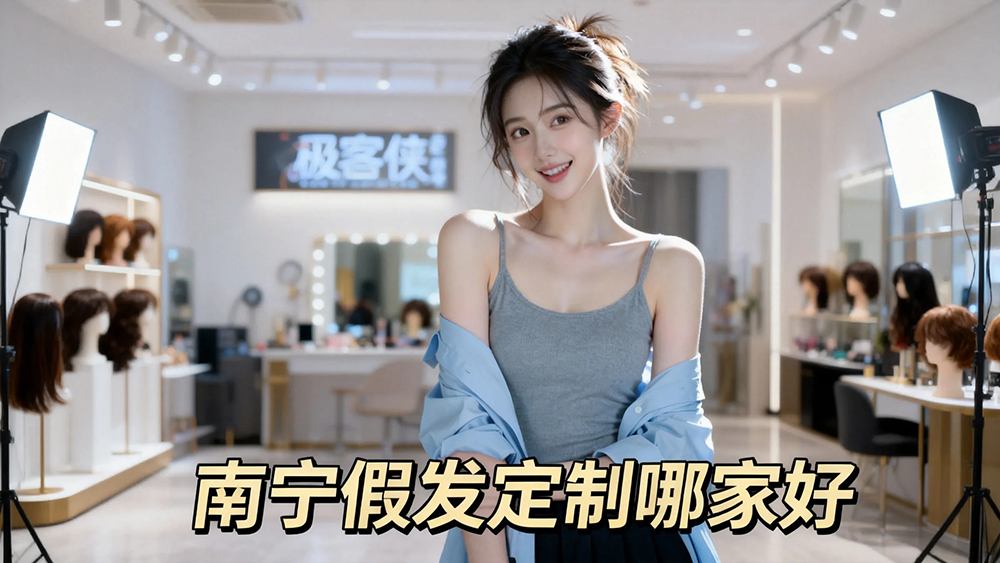南宁假发定制哪家好？🔥极客侠3大门店+真人发黑科技，戴出”妈生感”！