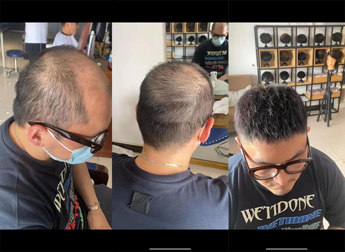 效果还不错,假发真的很专业
