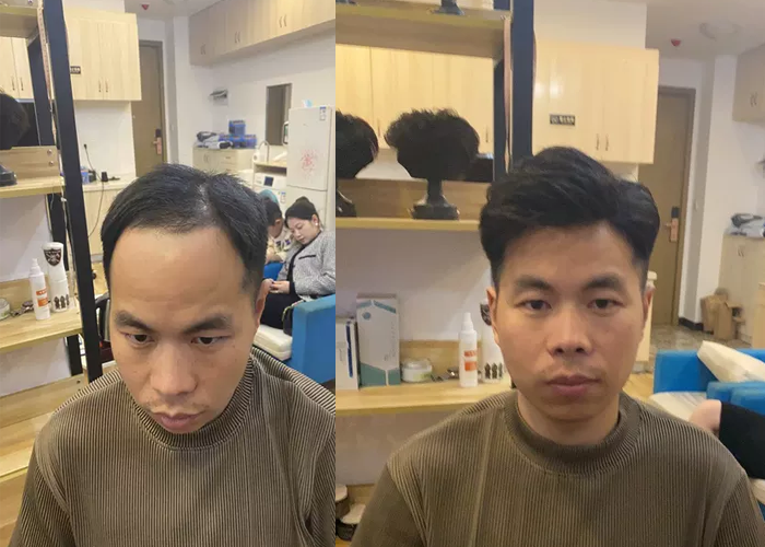 真的看上去帅了很多