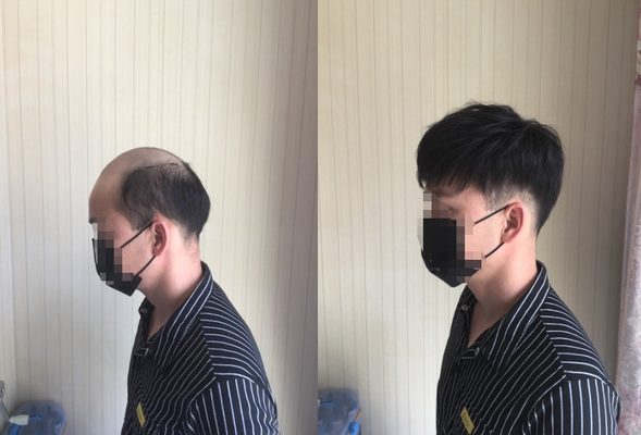 带上假发感觉整个人都帅了