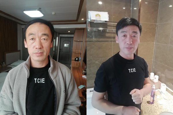 极客侠假发佩戴效果