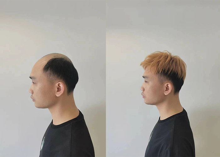 我在极客侠假发店做的假发片