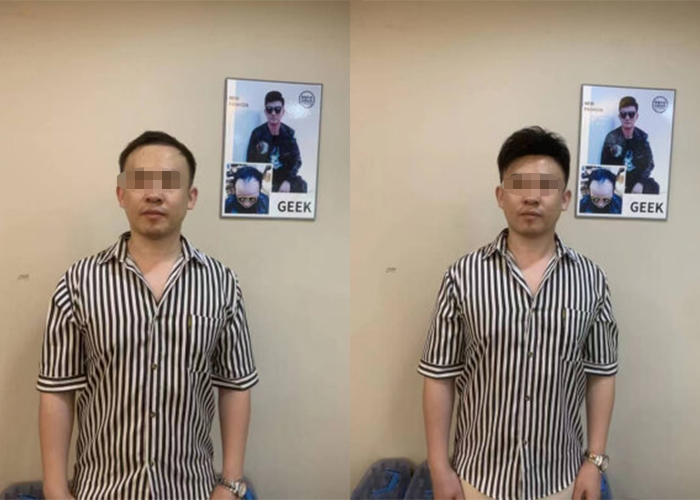定制假发效果