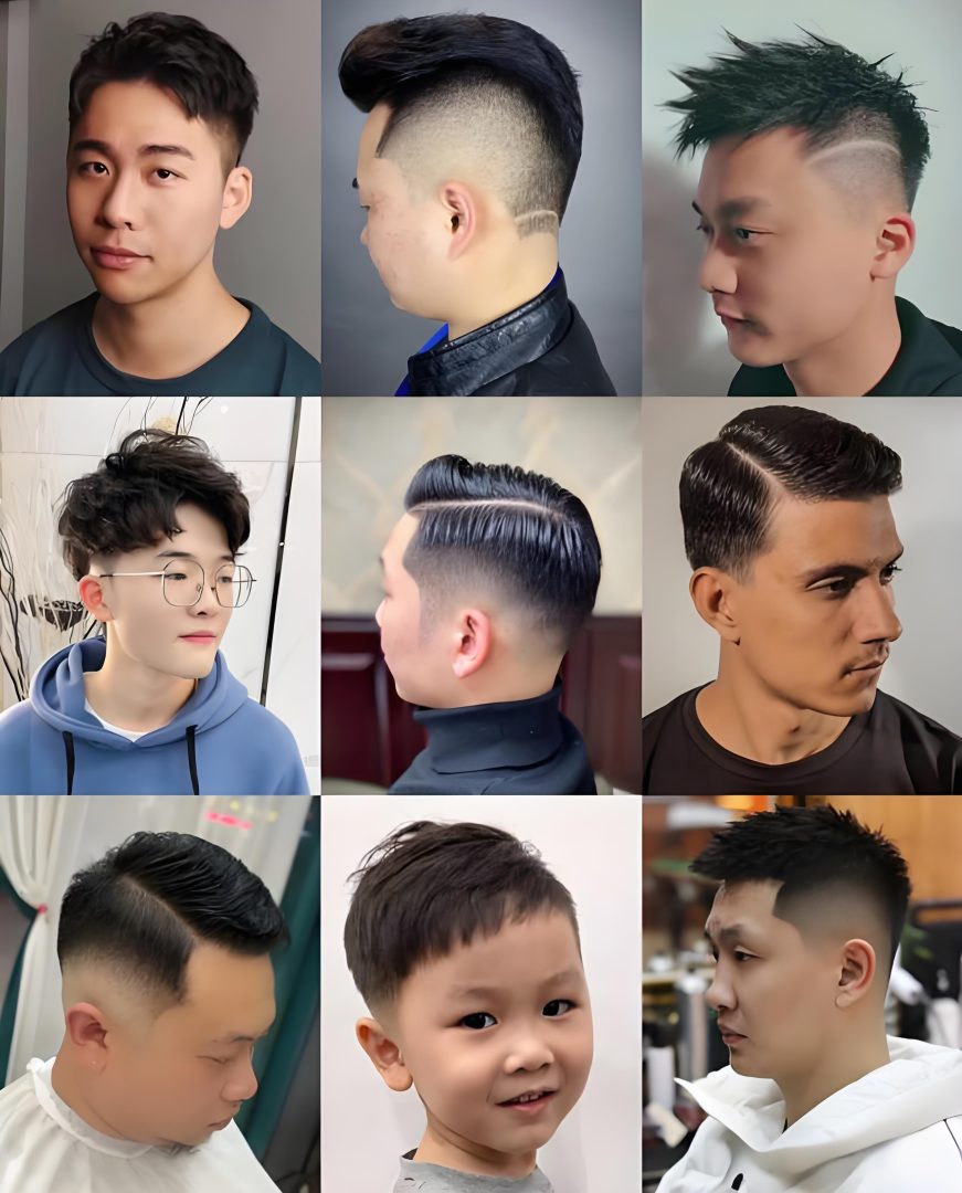 我是学生男,发际线高适合什么的发型?