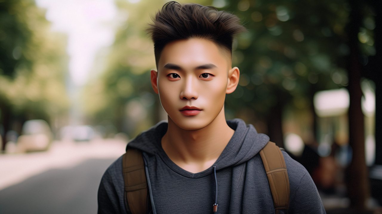 发际线高的男生