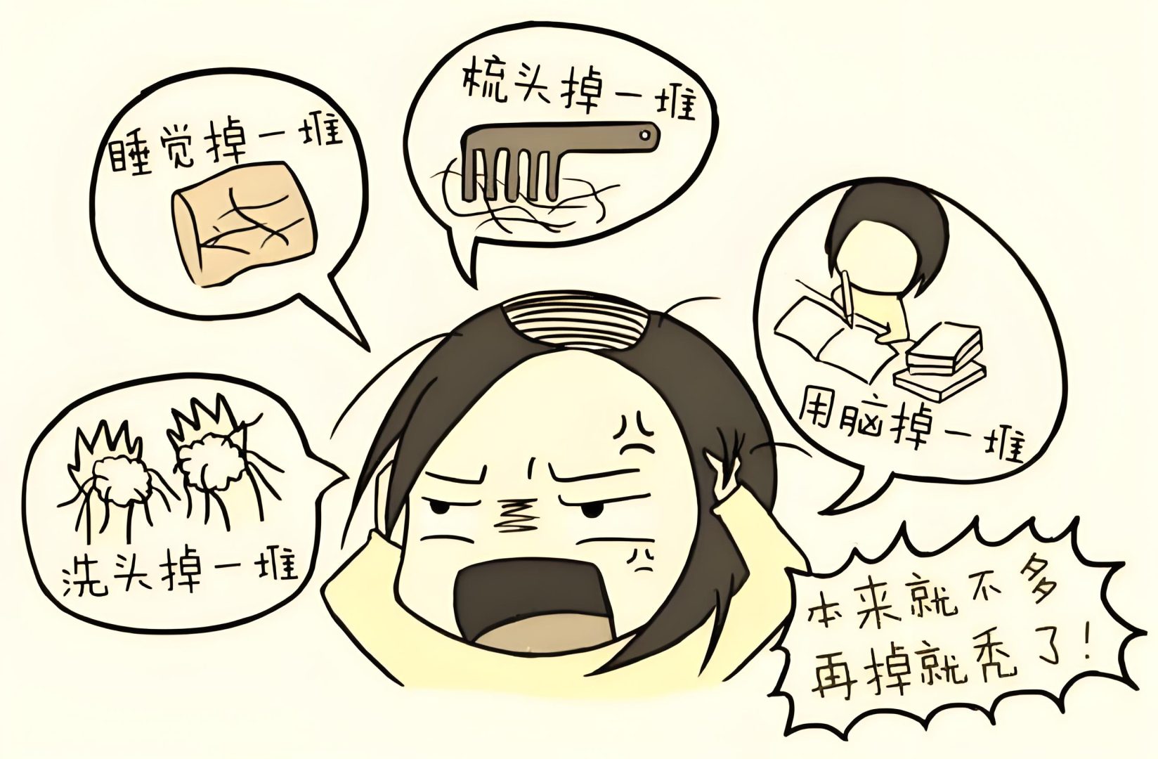 掉发掉得厉害