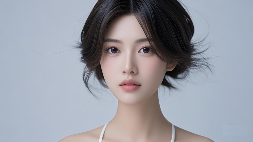 混合发假发