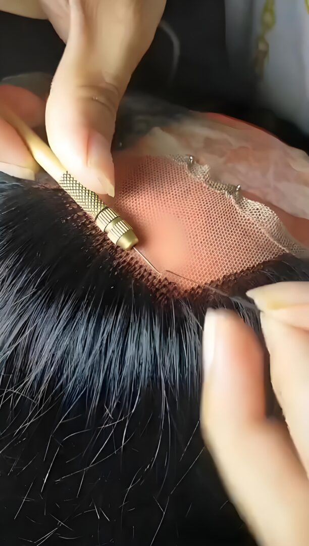手工钩织假发