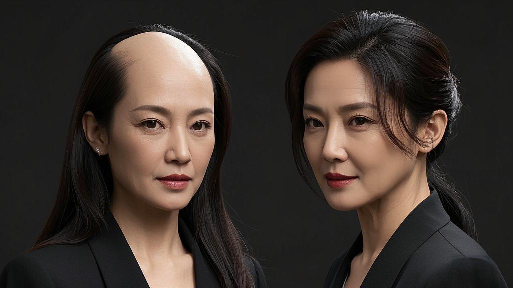 王女士,38岁,女性脱发