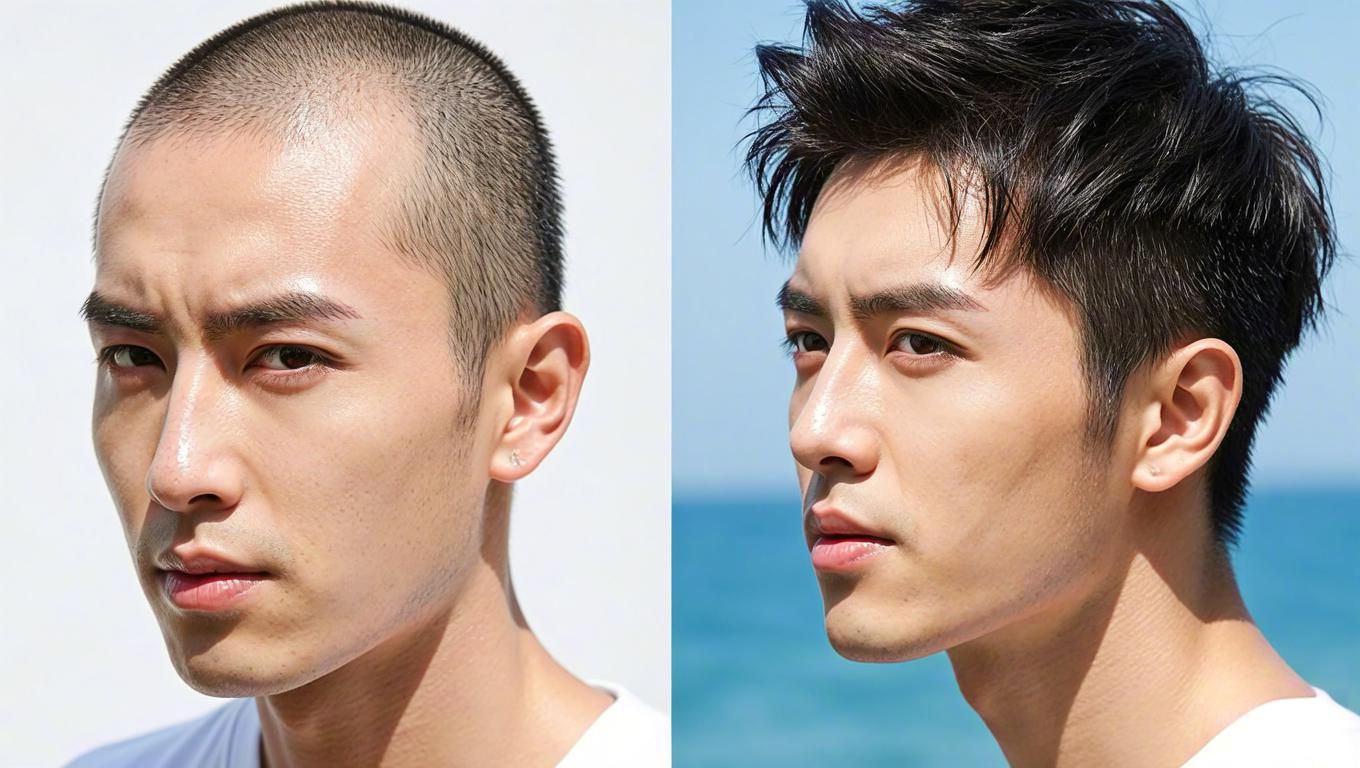 ?从秃头到浓密头发，他的逆袭经历值得一看