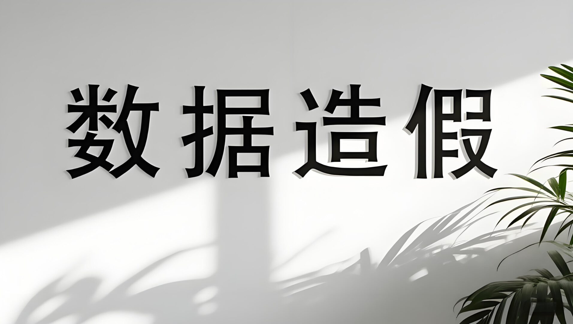 数据造假的暴利陷阱