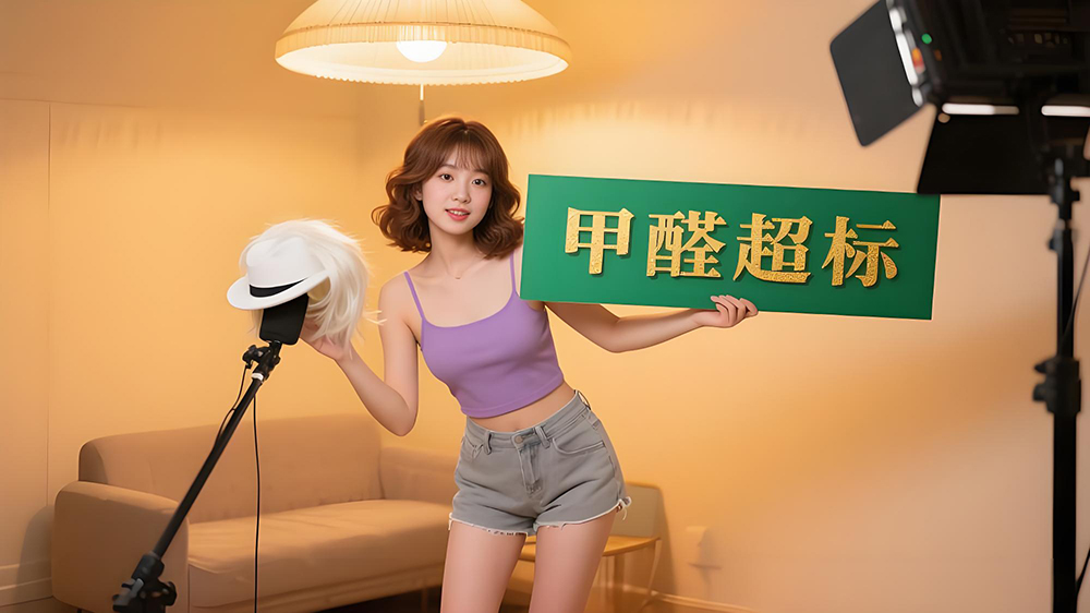 救命!直播间跟风买的假发,拆开包装竟是刺鼻的 “甲醛毒气包”