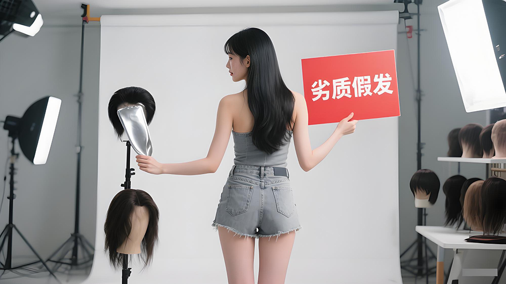 劣质假发
