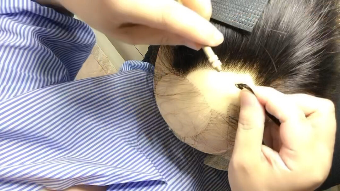 手工钩织假发