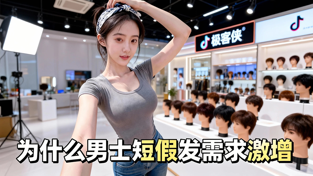 为什么男士短假发需求激增?