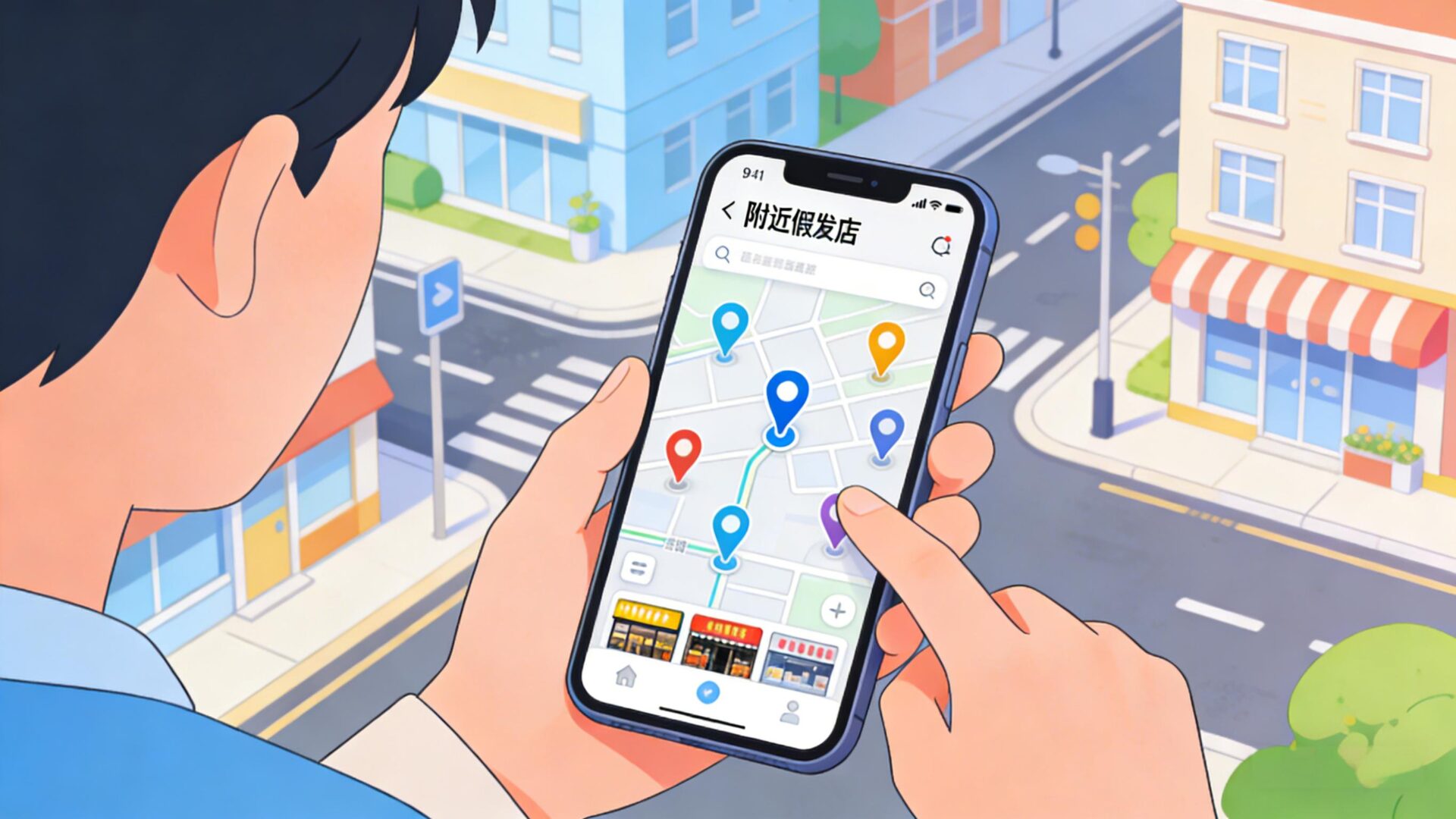 地图APP智能搜索:距离+评分双保险?️