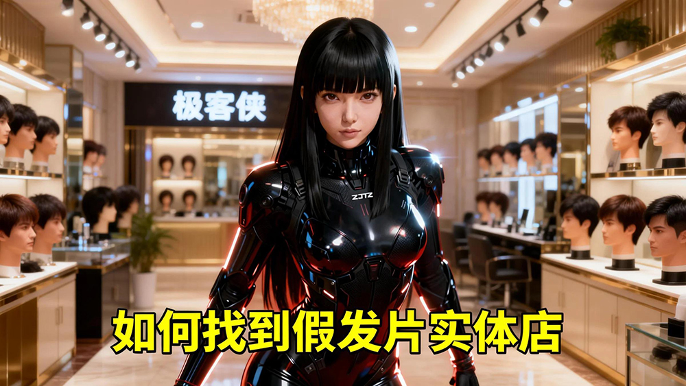 如何找到假发片实体店