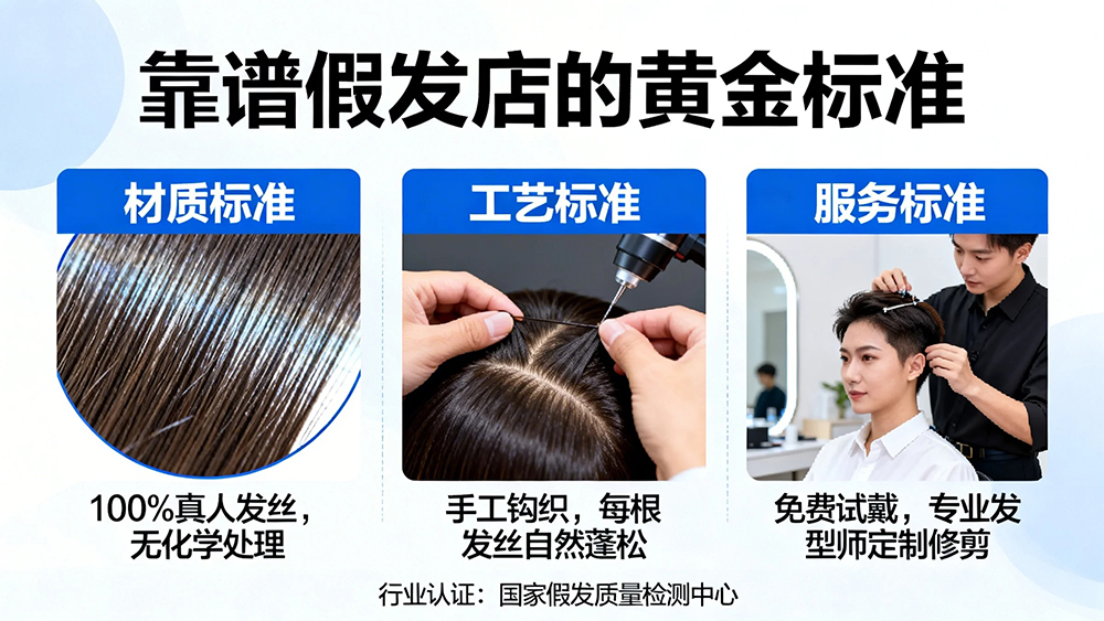 靠谱假发店的“黄金标准”