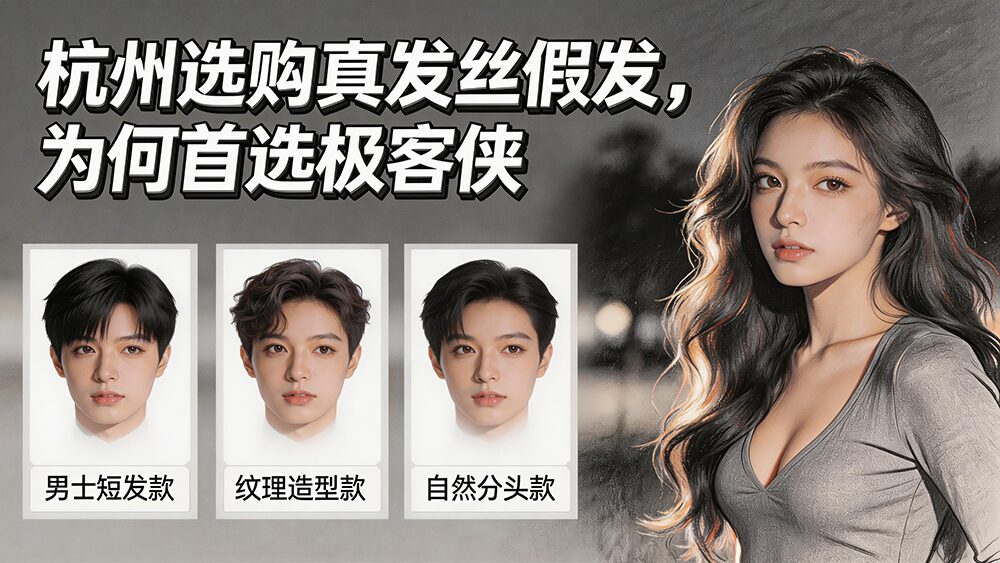 杭州选购真发丝假发,为何首选极客侠?