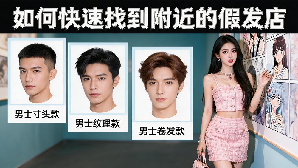 如何快速找到“附近的假发店”