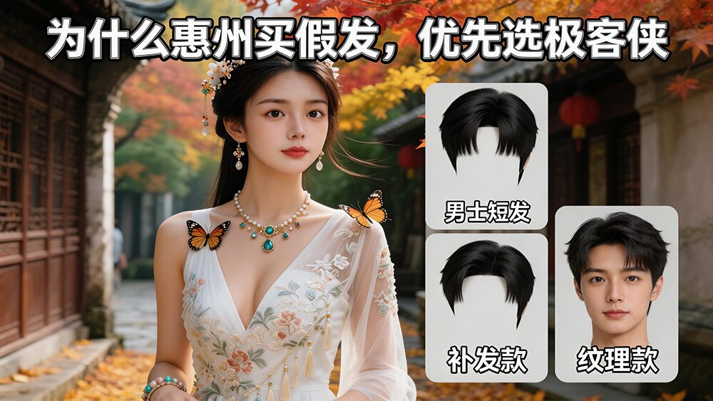 为什么惠州买假发,优先选极客侠?3 大核心优势碾压同行