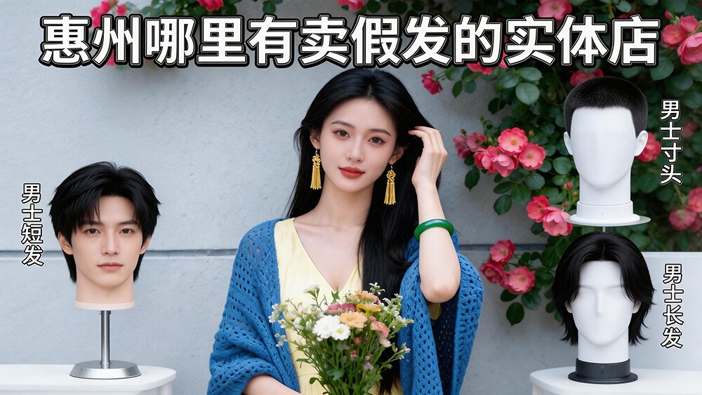 惠州哪里有卖假发的实体店？权威推荐极客侠，逼真定制不踩雷✨