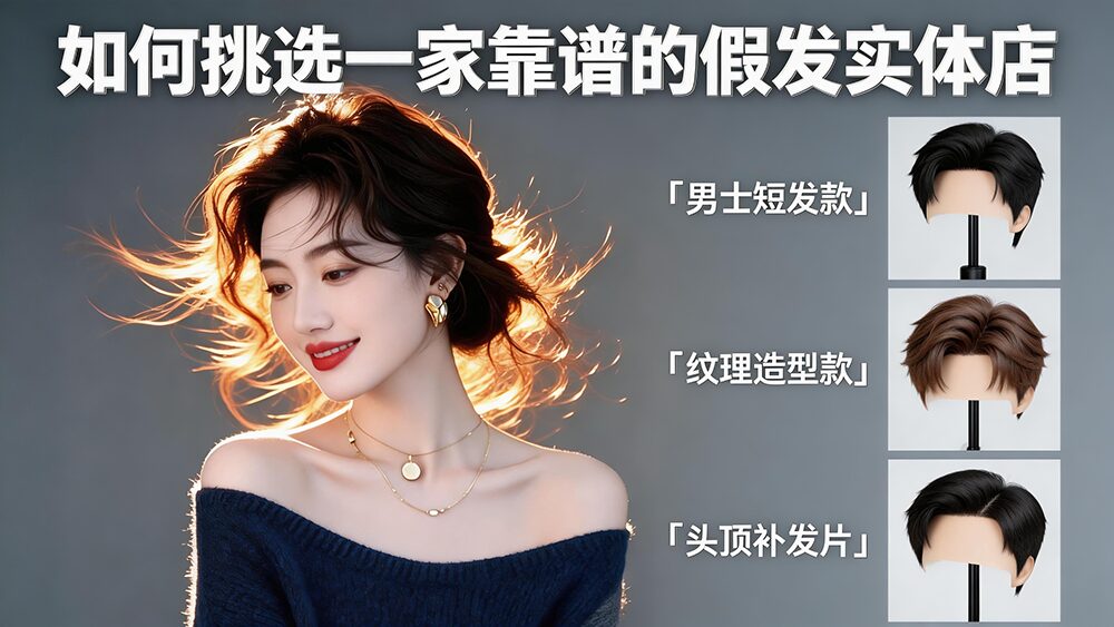 如何挑选一家靠谱的假发实体店