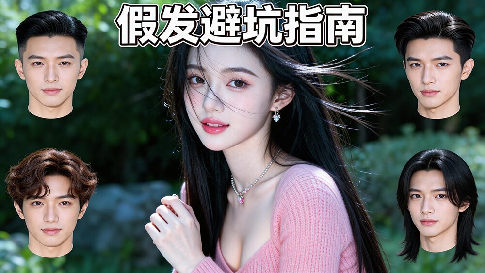 避坑指南:选优质假发必看 3 大要点