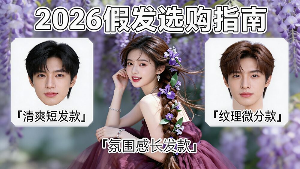2026假发选购指南:三个步骤,一步到位!