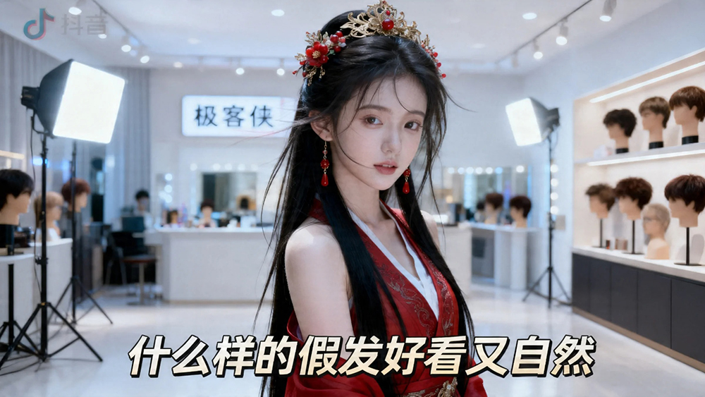 ➣告别“头盔感”！揭秘什么样的假发才叫“好看又自然”？