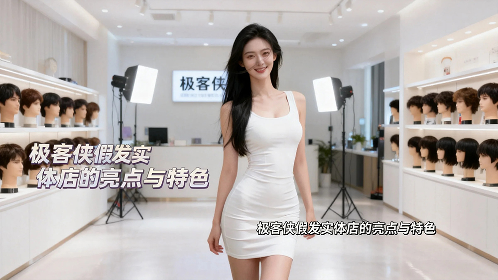 极客侠假发实体店的亮点与特色