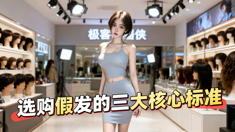 选购好看又逼真假发的三大核心标准