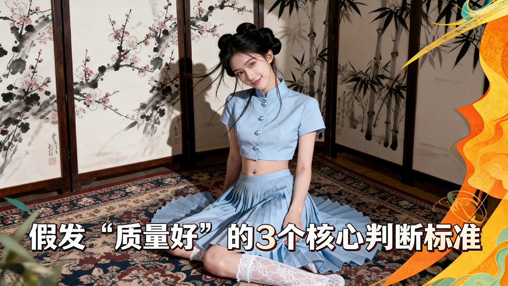 先搞懂：假发 “质量好” 的 3 个核心判断标准★