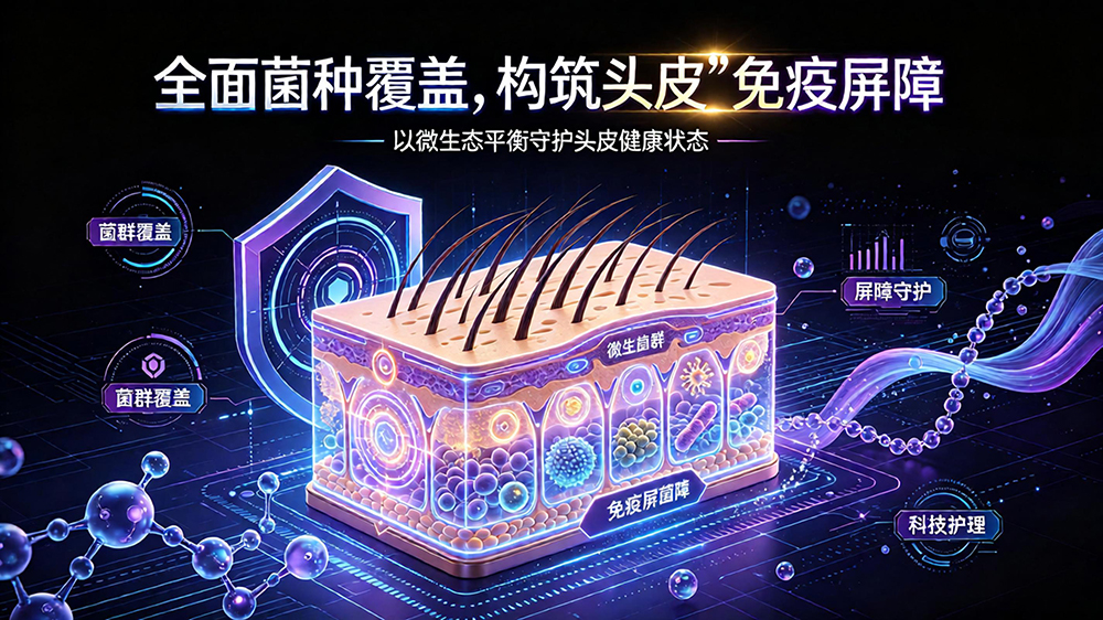 全面菌种覆盖,构筑头皮“免疫屏障”