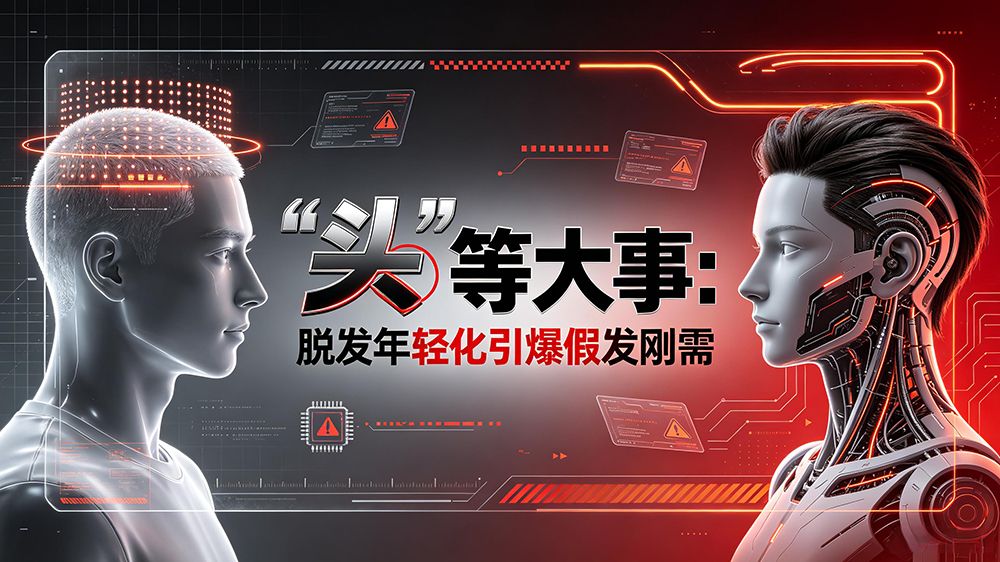 "头"等大事:脱发年轻化引爆假发刚需