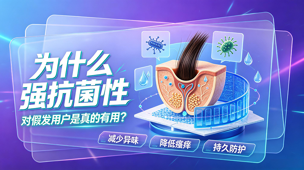 为什么"强抗菌性"对假发用户是真的有用?