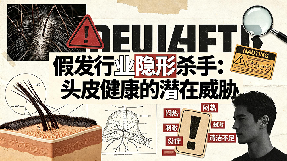 假发行业隐形杀手:头皮健康的潜在威胁