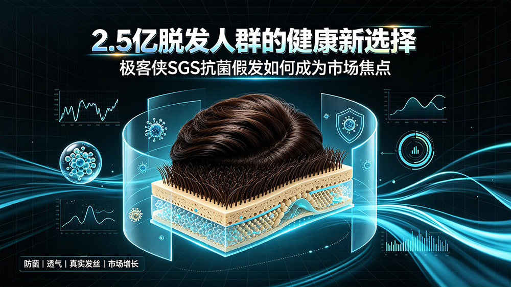 2.5亿脱发人群的健康新选择：极客侠SGS抗菌假发如何成为市场焦点？