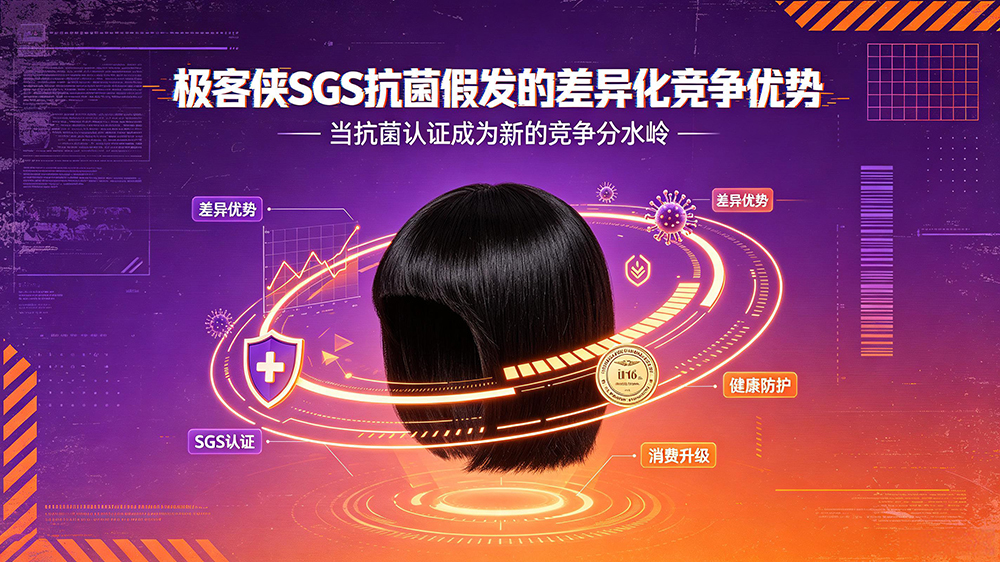 极客侠SGS抗菌假发的差异化竞争优势