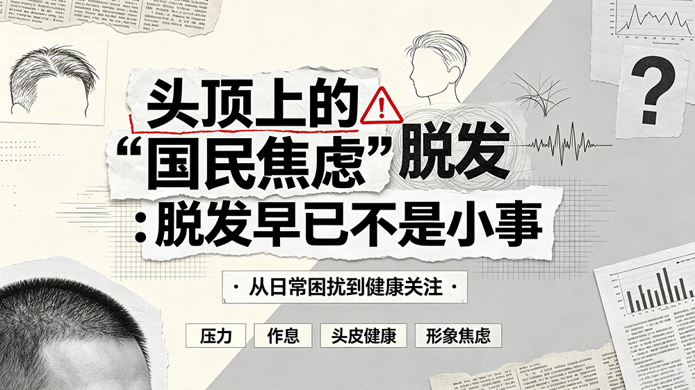 头顶上的"国民焦虑"：脱发早已不是小事