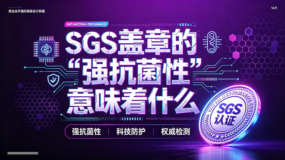 权威认证:SGS盖章的“强抗菌性”意味着什么?