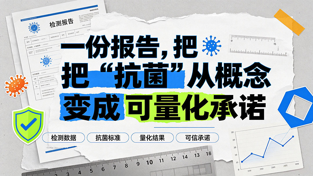 SGS 硬核背书:一份报告,把“抗菌”从概念变成可量化承诺