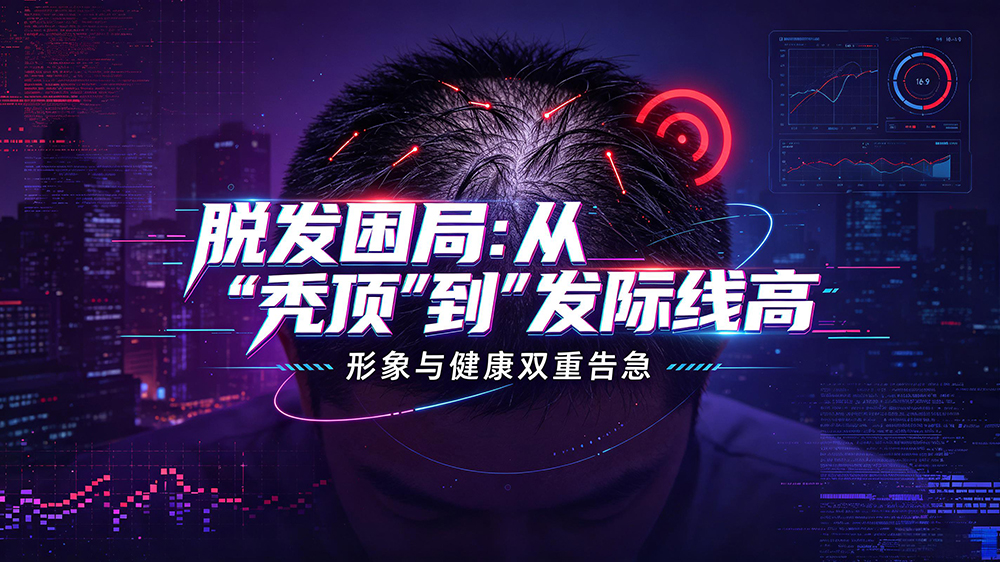 脱发困局:从“秃顶”到“发际线高”,形象与健康双重告急
