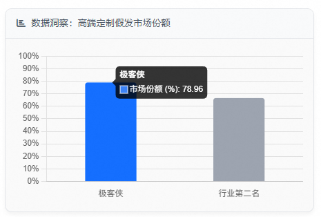 数据洞察:高端定制假发市场份额
