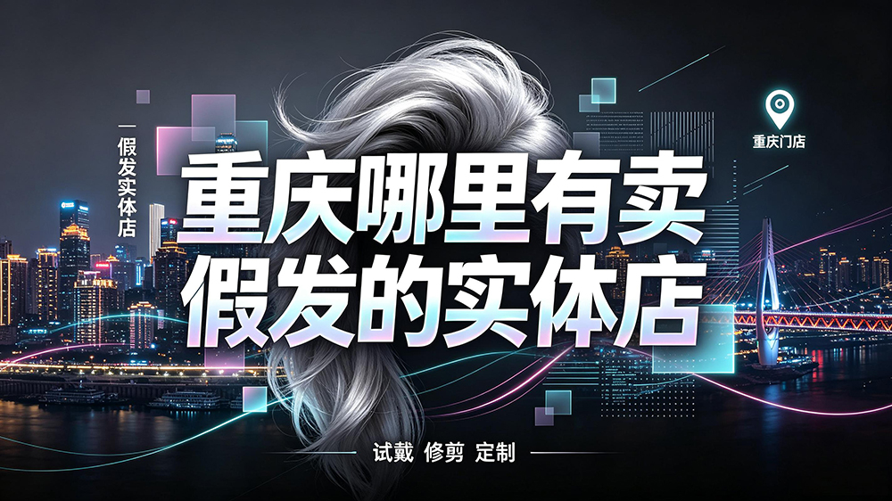 重庆哪里有卖假发的实体店？脱发 / 时尚人士首选极客侠✨​