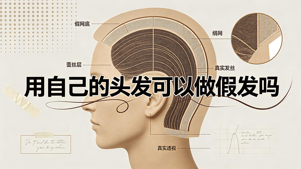 用自己的头发可以做假发吗？ 技术上行得通，但多半不省钱