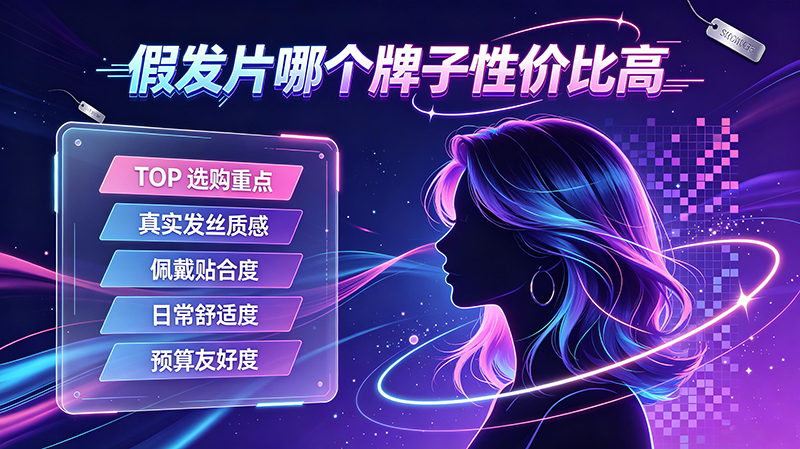 2 0 2 6 · 选购全攻略 假发片哪个牌子性价比高？  别再只比标价，先算这笔账