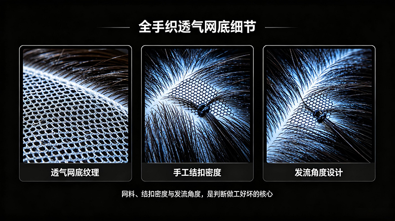 全手织透气网底细节